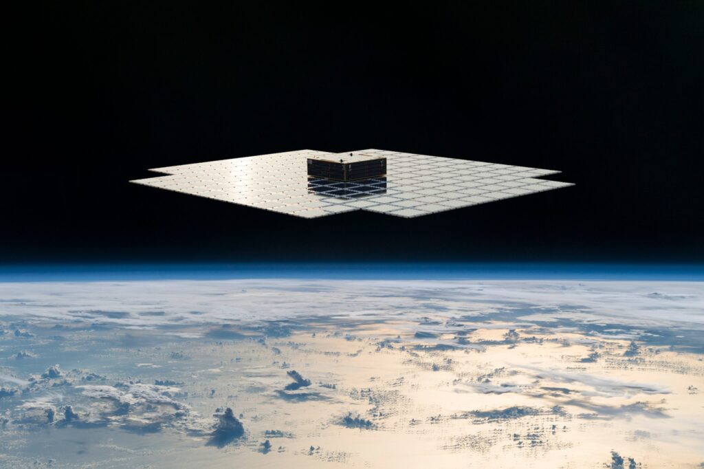 Five of the largest satellites in the world have opened into orbit: they are now obscuring a piece of the sky