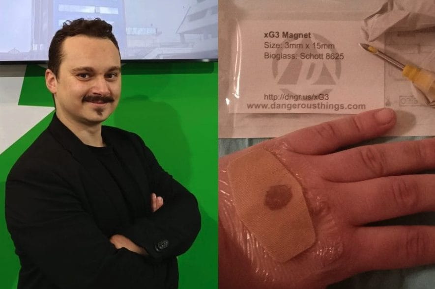 Mattia Coffetti, who is the man with five chips in his body who is now under investigation in the investigation into stolen data
