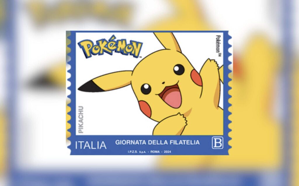 According to the ministry, Pikachu is a symbol of Italian cultural heritage: the case of the stamp