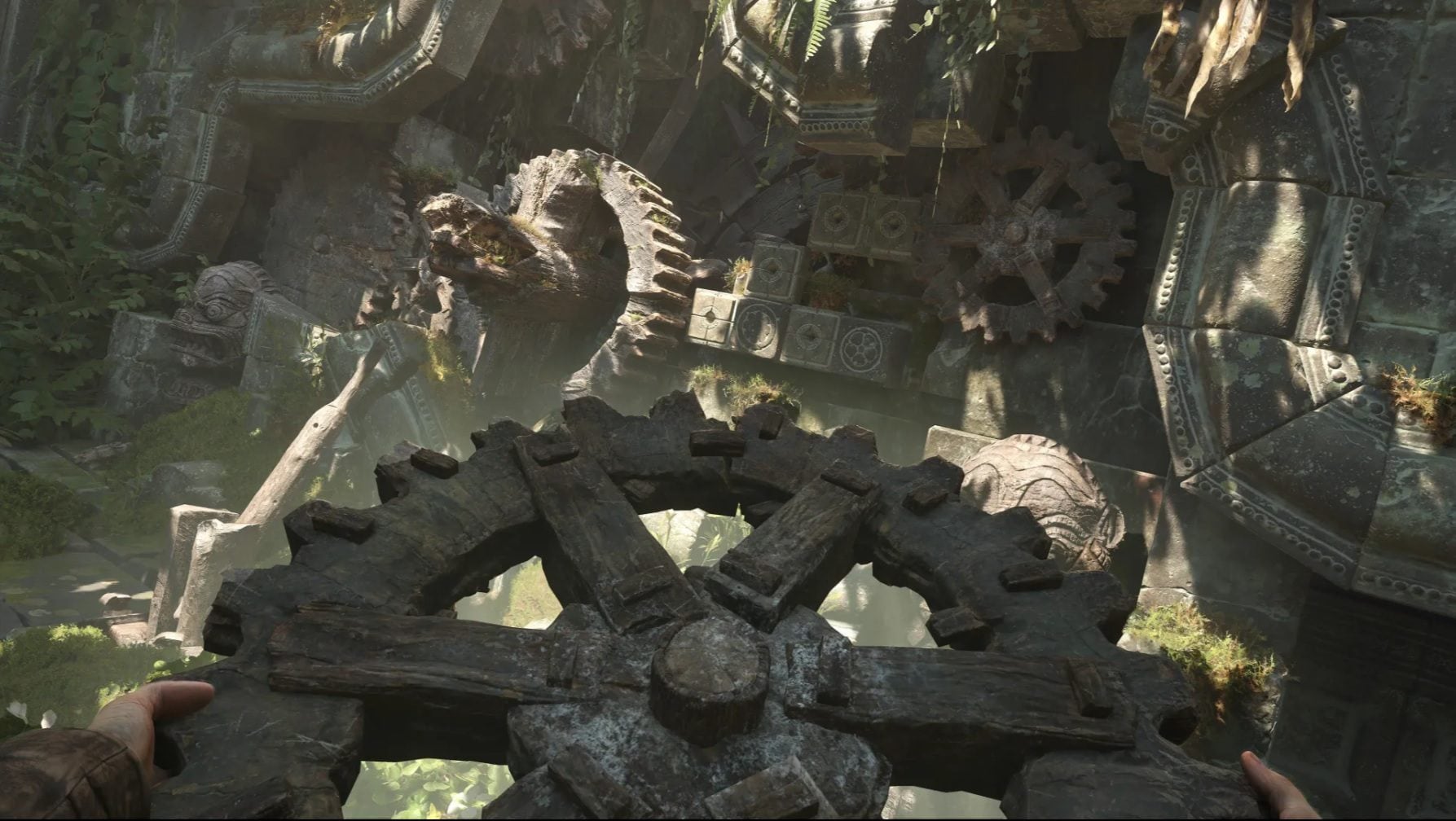 INDIANA JONES AND THE ANCIENT CIRCLE | An example of a puzzle in the game.