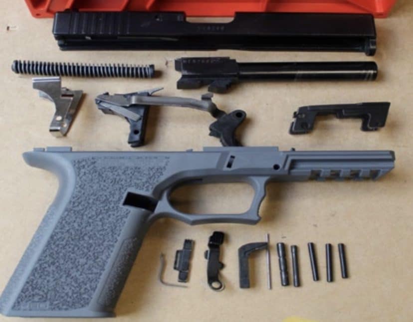A kit to build a ghost gun. Credit: US Department of Justice, Bureau of Alcohol, Tobacco, Firearms, and Explosives
