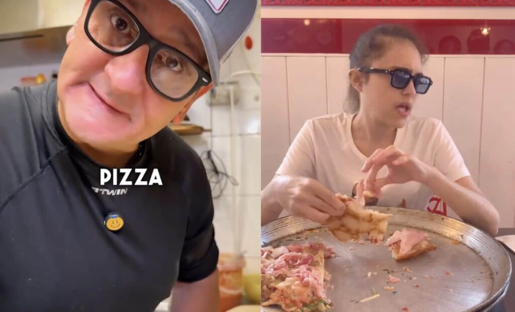 Can you eat a kilo of pizza for 100 euros? The pizza chef's warning: “Stop playing with food”