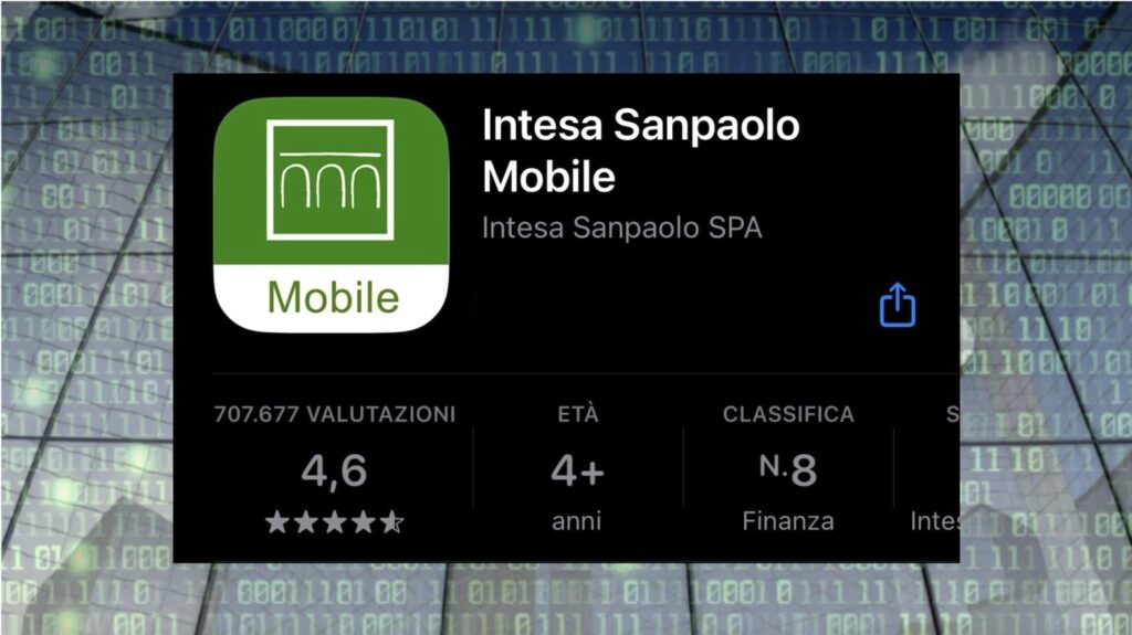 Intesa Sanpaolo removes the "rutto.mp3" file from the app: now a more mysterious document appears