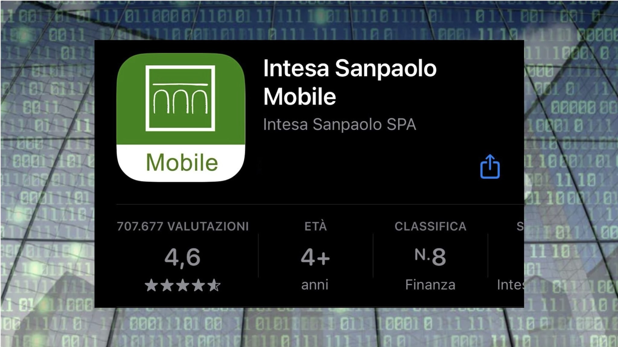 Intesa Sanpaolo removes the "rutto.mp3" file from the app: now a more mysterious document appears