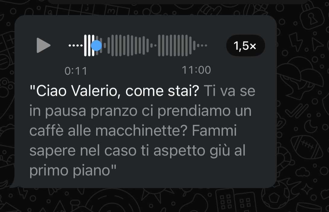 WHATSAPP | Our test for transcribing voice messages