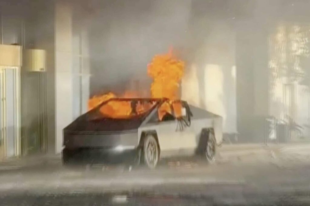 The Cybertruck's seal: how Elon Musk's apocalypse vehicle reacted to the explosion
