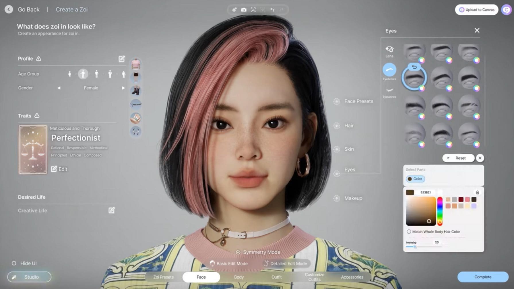 Fashion and video games | Innzoi character customization screen, South Korean video game on the way this year