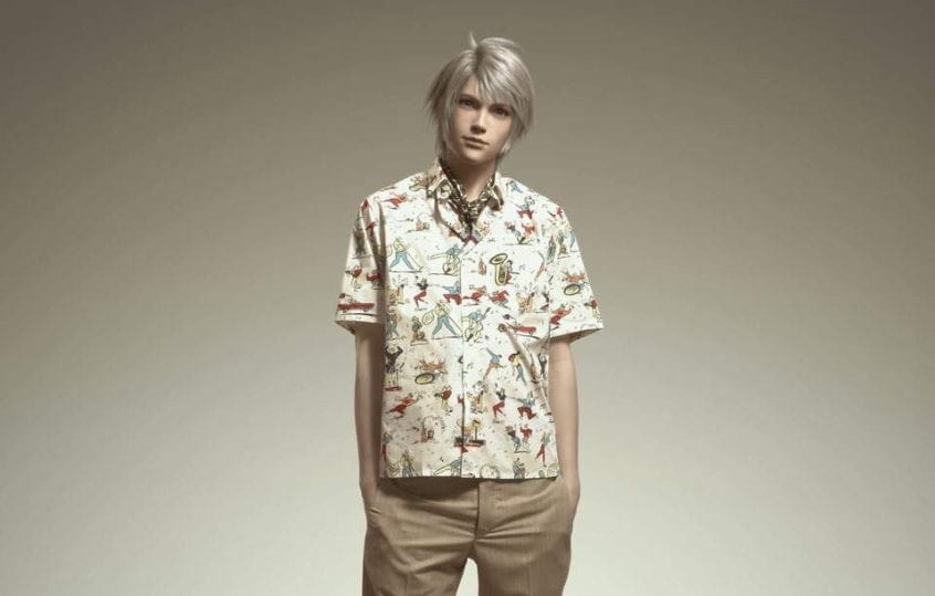 Fashion and video games | Hope, a character of Final Fantasy XIII, as a testimonial for Prada.