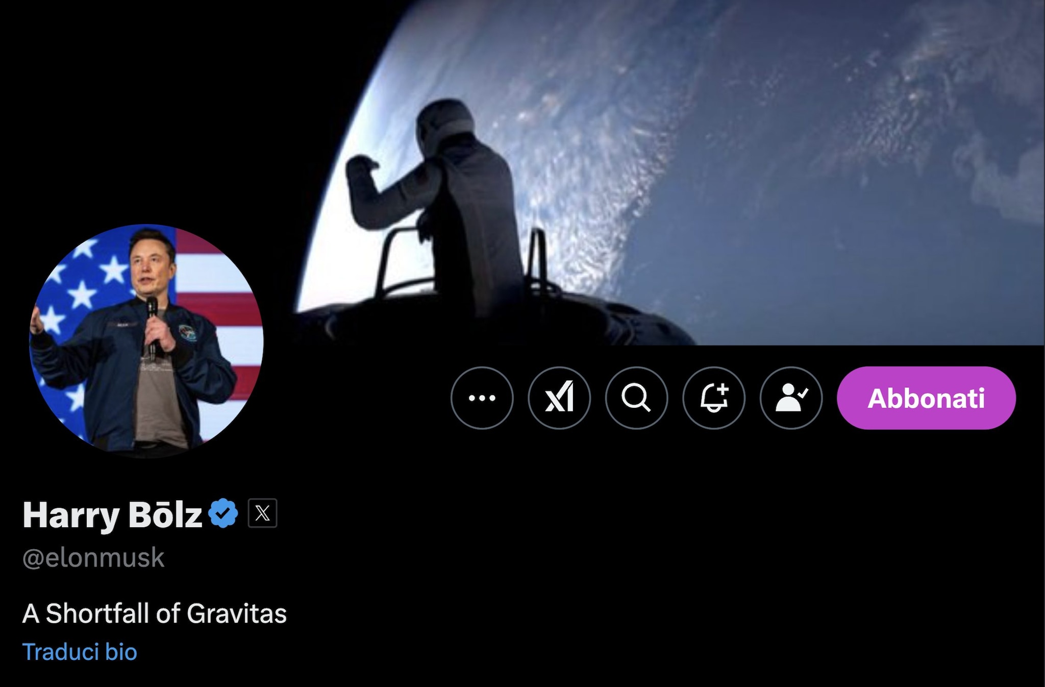 X | The new name of Elon Musk on X