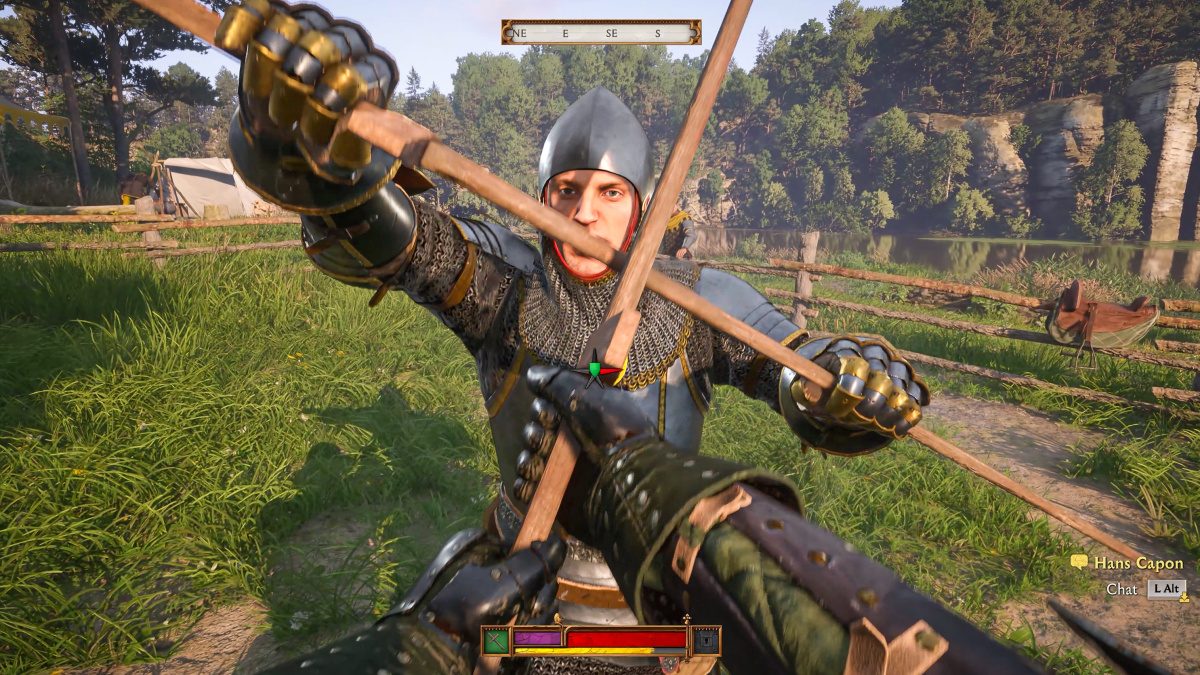 Kingdom as Deliverance 2 | The fight is reproduced in a faithful way: the signs that indicate the direction of the enemy attack must be followed while keeping the effort at bay.