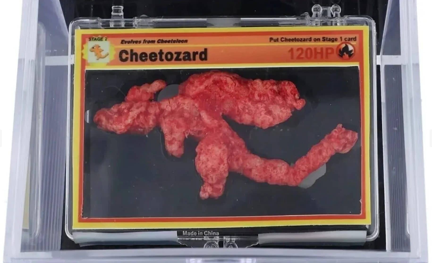 The fried charizard was sold at a stellar price