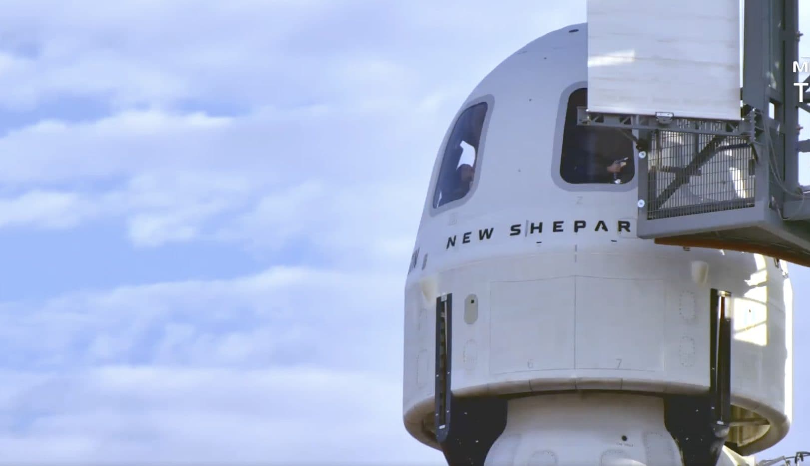 Blue Origin | The rocket before departure