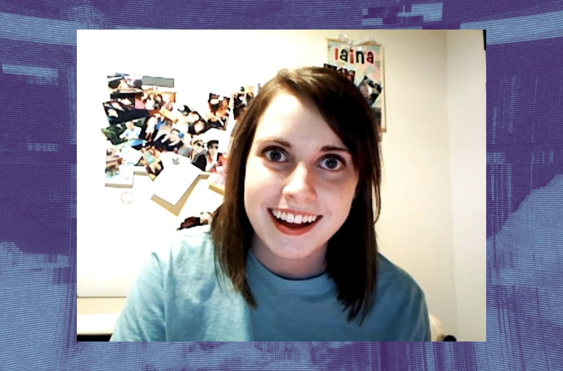 "I just did a smile"