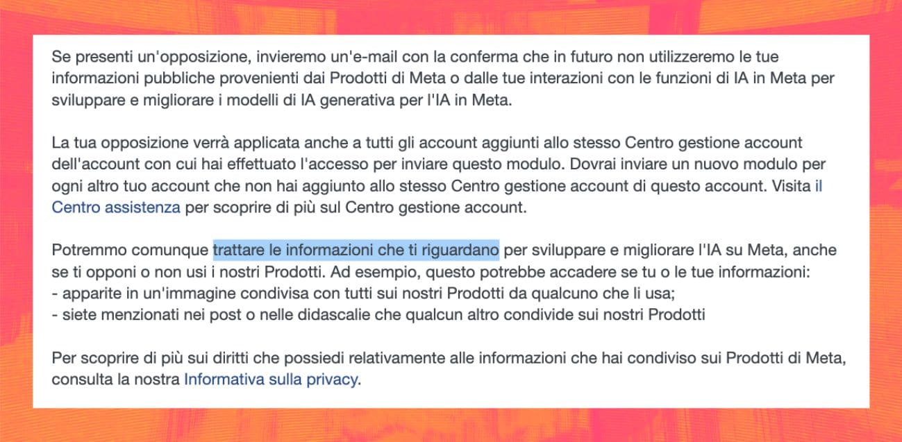 Meta | The data management form