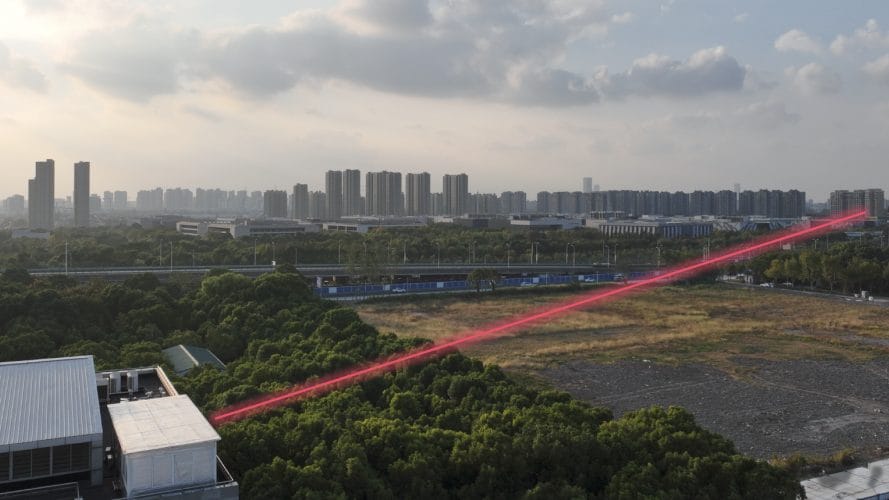 This super laser device can read letters of 3 millimeters over 1 kilometer away