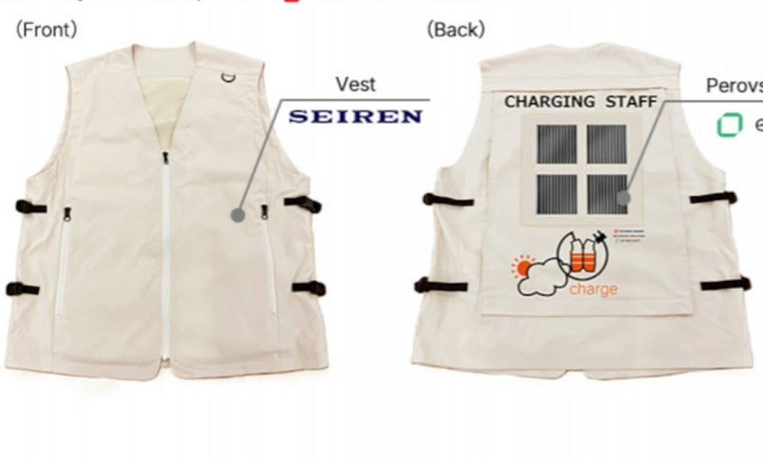 How Smart Jackets work with solar cells used at the Oska Expo to protect themselves from the heat