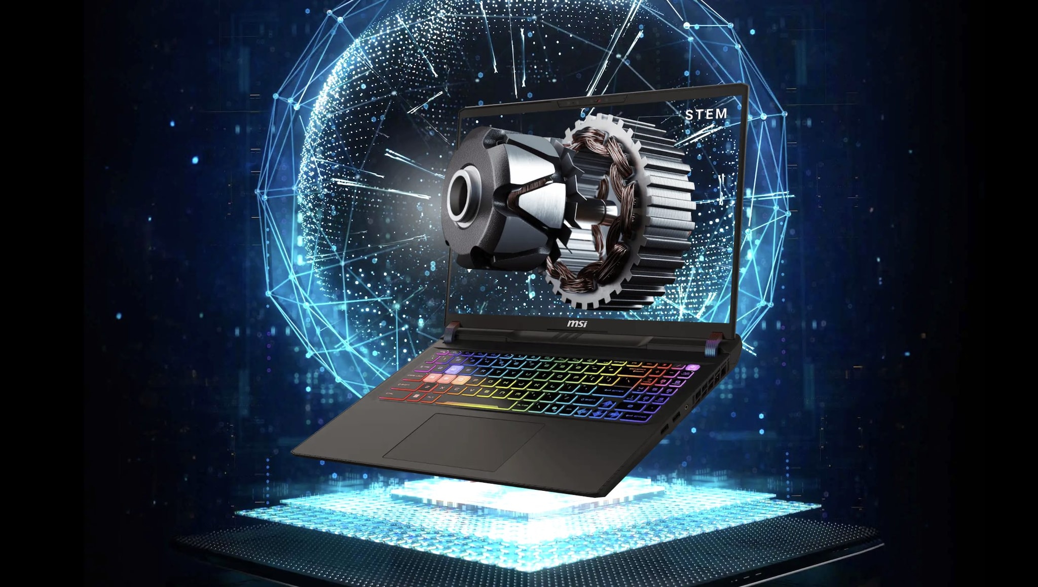 The test of MSI VECTOR AI AI