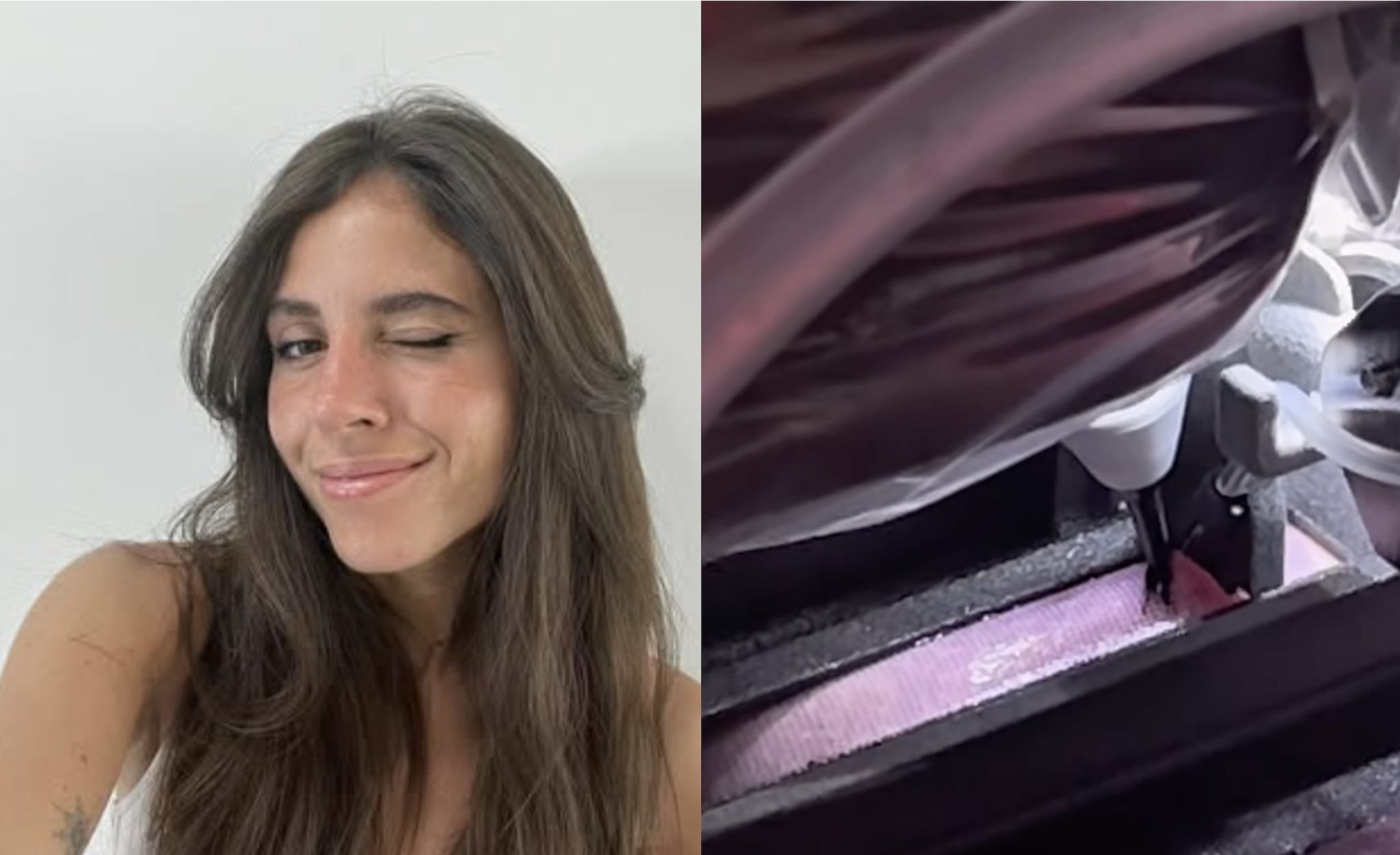 Giulia tells her first tattoo without humans