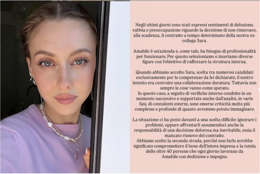 Case Martina Strazzer, the first words on the pregnant non -renewed girl: the version of Amabile