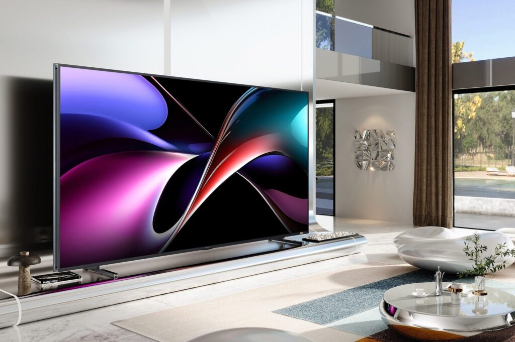 We saw the first images of an 116 ”TV illuminated by RGB Miniled: the launch of Hisense