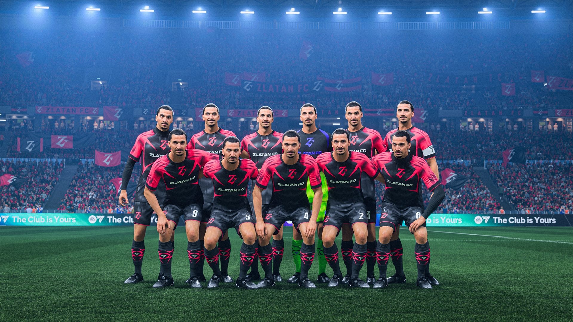 On the new FIFA (FC 26) you can choose a team made by a single player: obviously it is Ibra