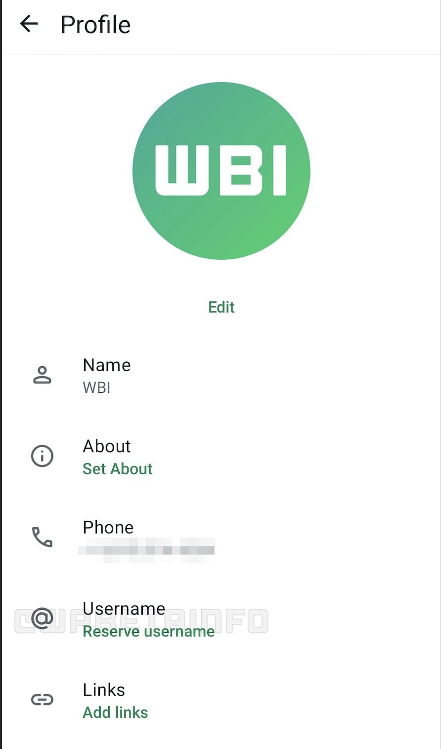 Whatsapp | The screen published by Wabinfo