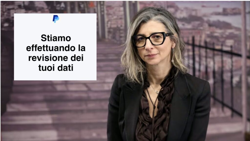 Writing Francesca Albanese on PayPal doesn't just block a bank transfer: profile checks
