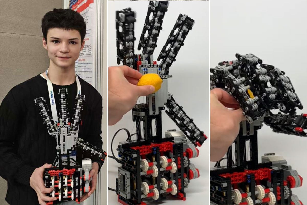 he grabs objects and amazes the scientific community