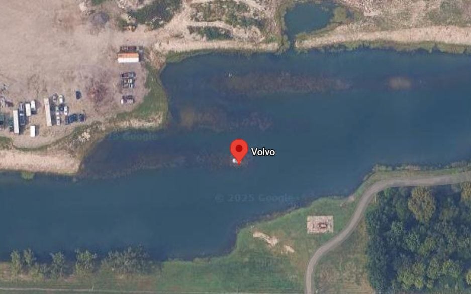 On Google Maps there is a small island called Volvo Island, where a car has been parked for 13 years