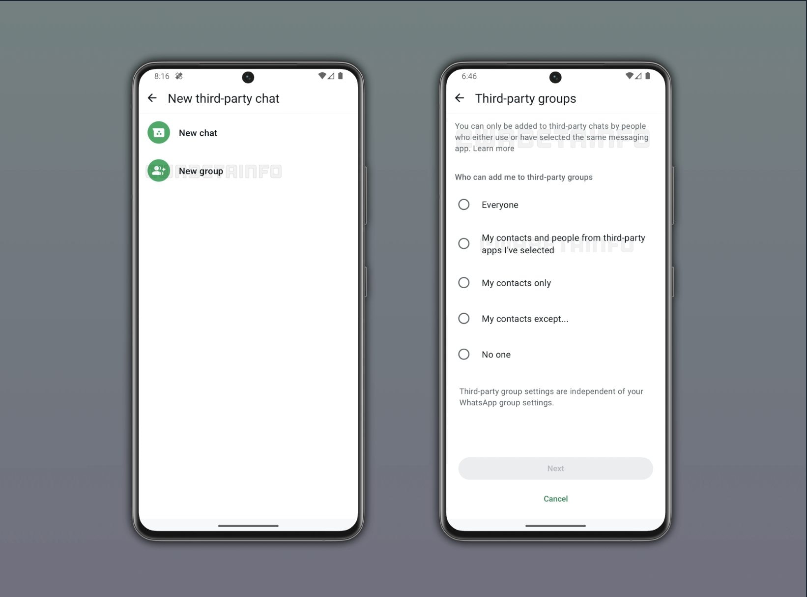WABetaInfo | The preview of the new interoperability features