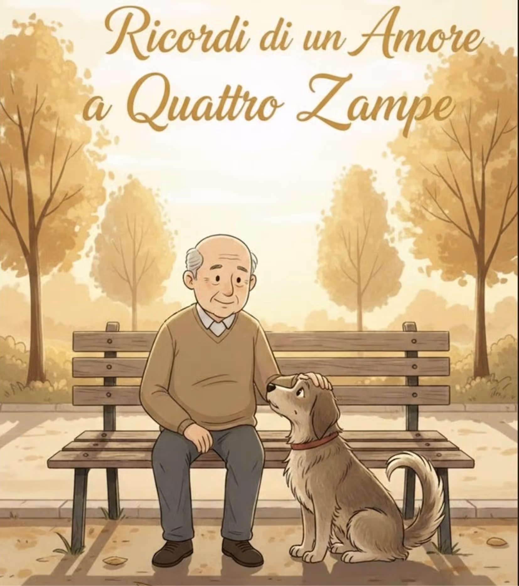FANPAGE.IT | The cover of the book Memories of a four-legged love