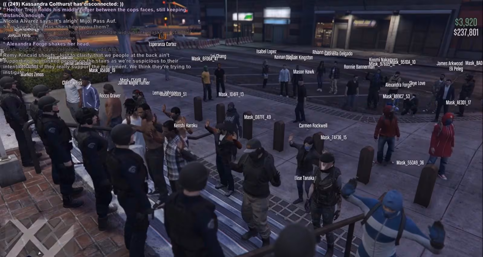 CHARLIE KIRK MISSION IN GTA | A scene that immortalizes the peaceful protests in GTA V after the killing of George Floyd.