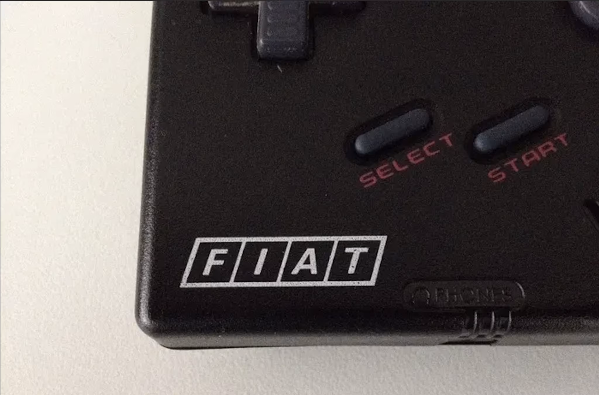 CONSOLE VARIATIONS| A detail of the FIAT Game Boy