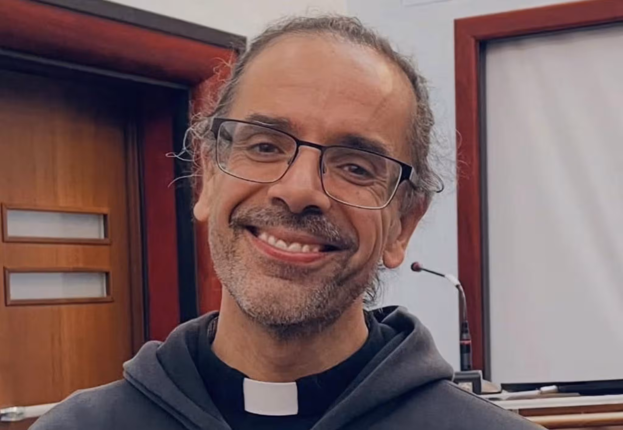 the priest with 800,000 followers will have a role on social media