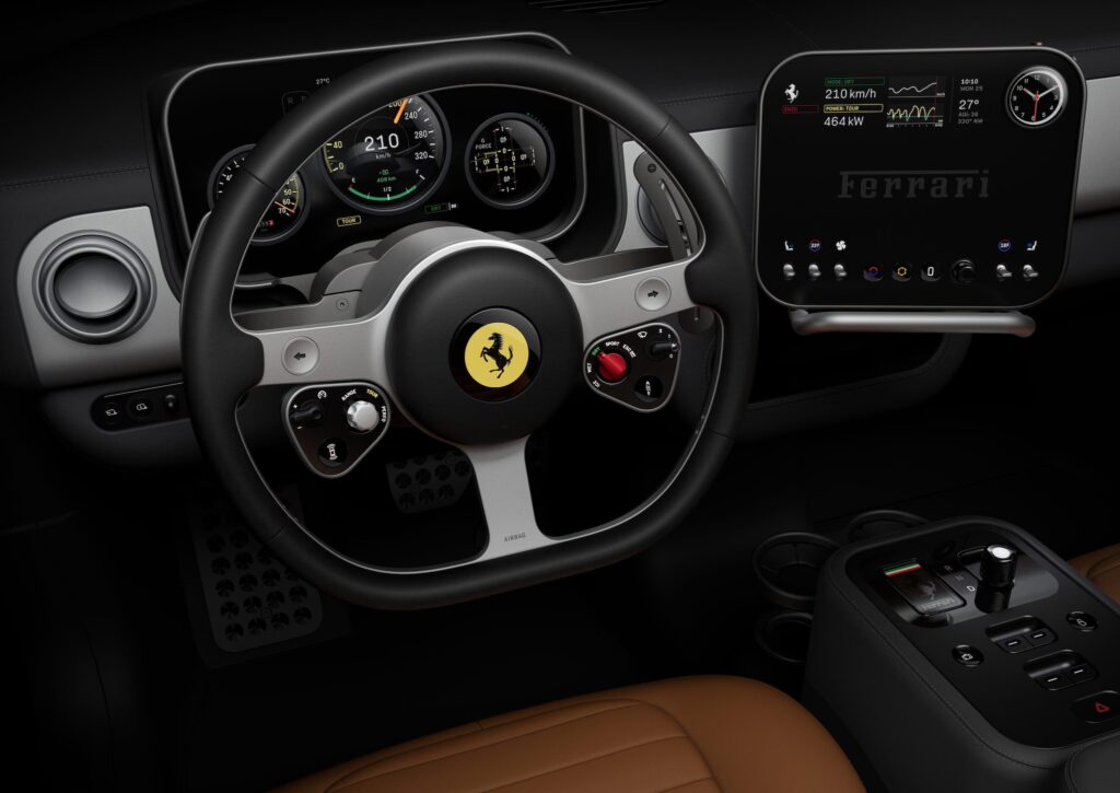 Today Ferrari launches Luce, its first fully electric supercar: it reaches 310 km/h