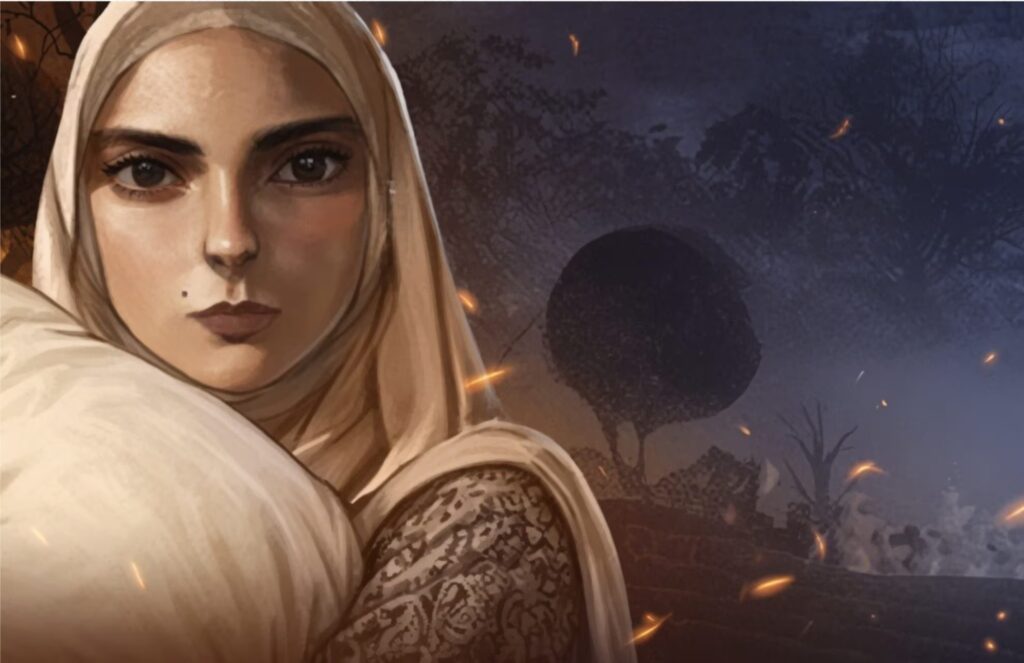 Khadra, the woman who escaped from Palestine with only a pillow: story of the video game Dreams on a Pillow