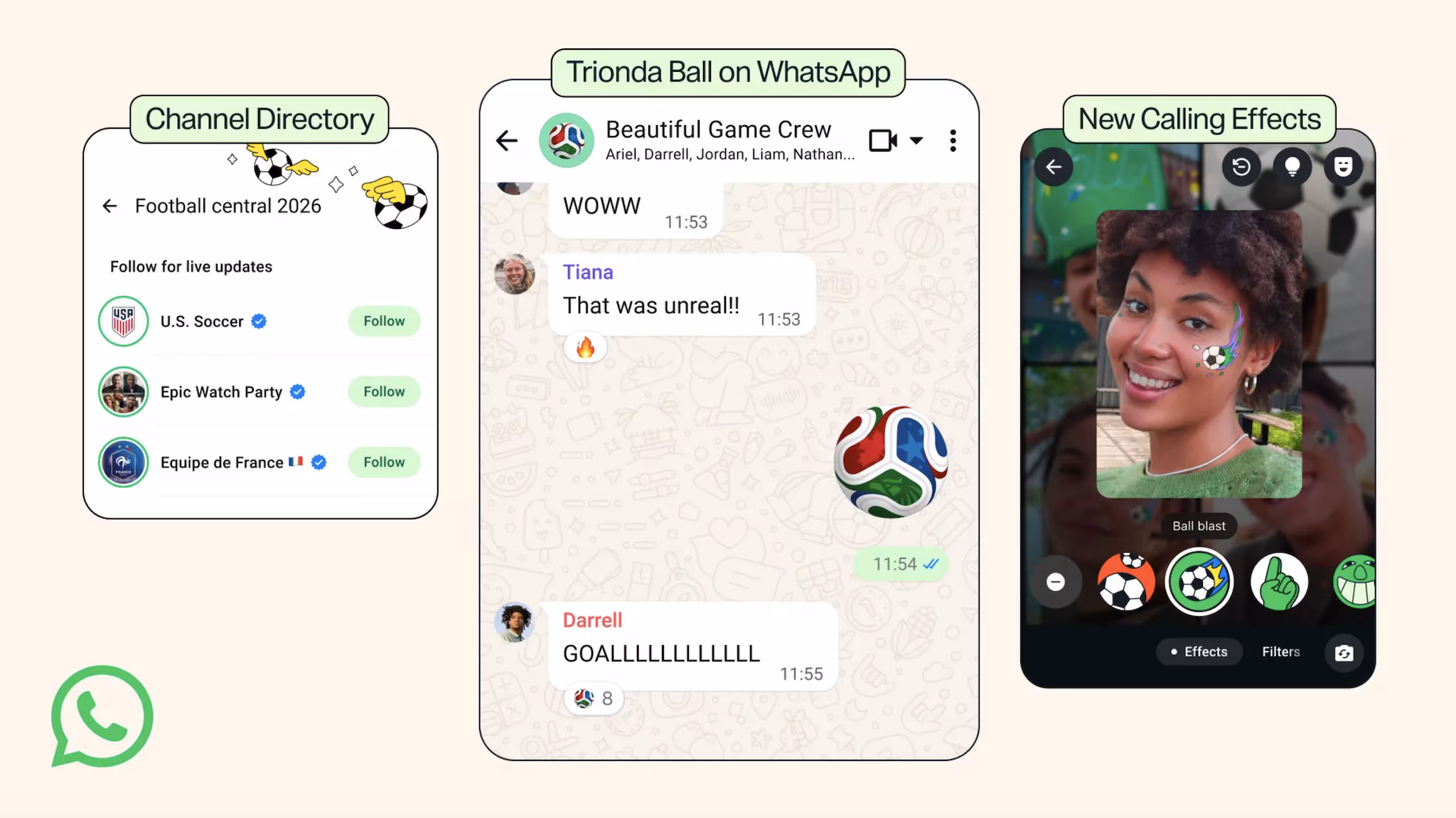 WHATSAPP | The new functions introduced for the Football World Cup